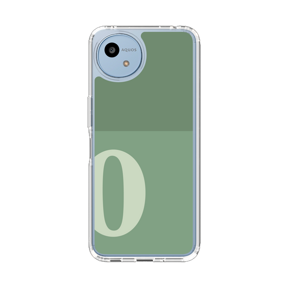 Slim Protection Case［ Original - initial two tone - O green ］