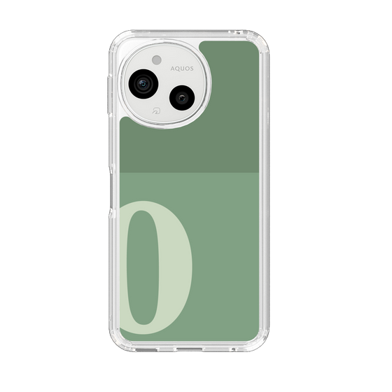 Slim Protection Case［ Original - initial two tone - O green ］