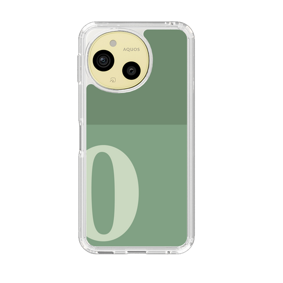 Slim Protection Case［ Original - initial two tone - O green ］
