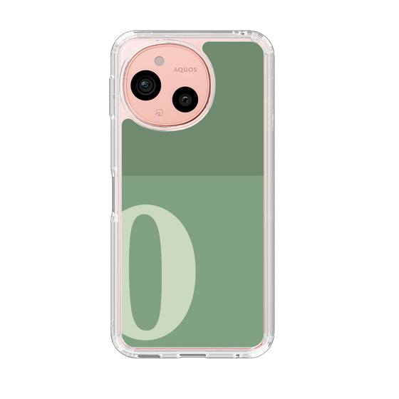 Slim Protection Case［ Original - initial two tone - O green ］