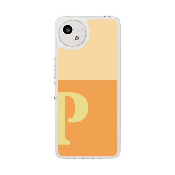 Slim Protection Case［ Original - initial two tone - P orange ］