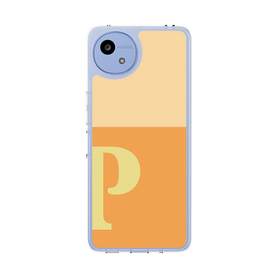 Slim Protection Case［ Original - initial two tone - P orange ］