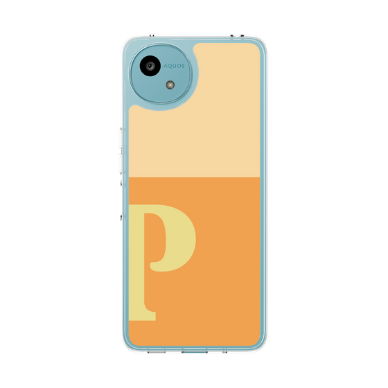 Slim Protection Case［ Original - initial two tone - P orange ］