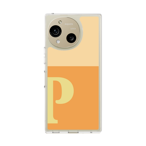 Slim Protection Case［ Original - initial two tone - P orange ］