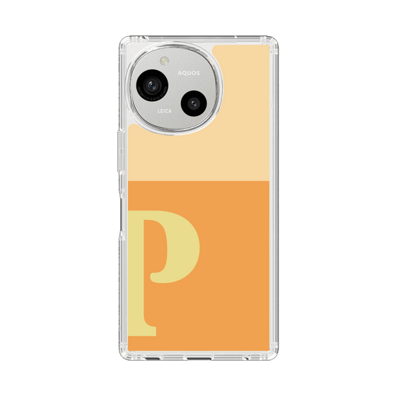 Slim Protection Case［ Original - initial two tone - P orange ］
