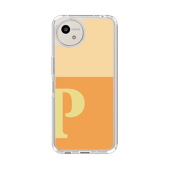 Slim Protection Case［ Original - initial two tone - P orange ］