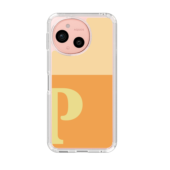 Slim Protection Case［ Original - initial two tone - P orange ］
