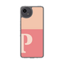 Slim Protection Case［ Original - initial two tone - P pink ］