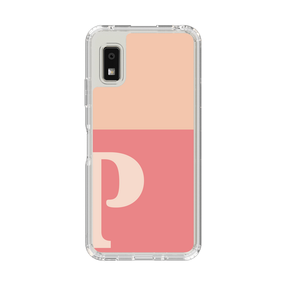 Slim Protection Case［ Original - initial two tone - P pink ］
