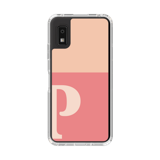 Slim Protection Case［ Original - initial two tone - P pink ］
