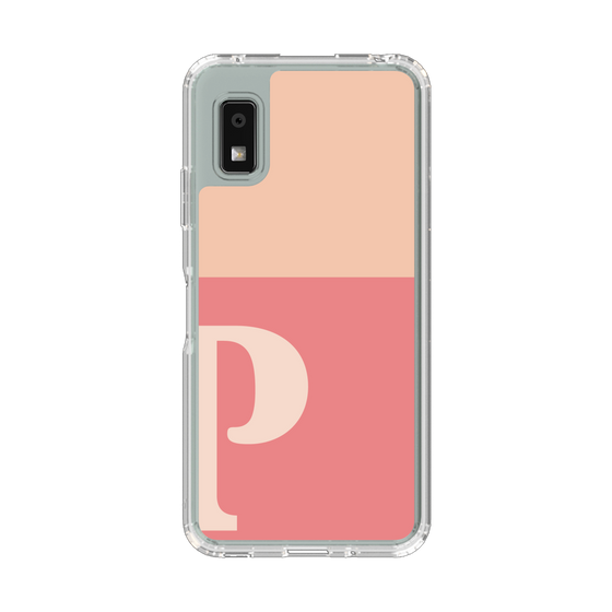 Slim Protection Case［ Original - initial two tone - P pink ］
