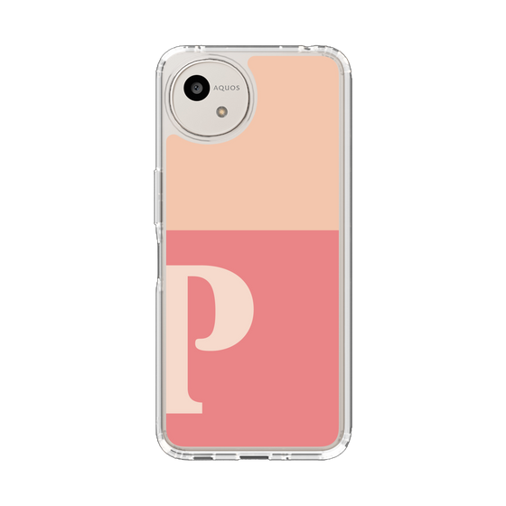 Slim Protection Case［ Original - initial two tone - P pink ］