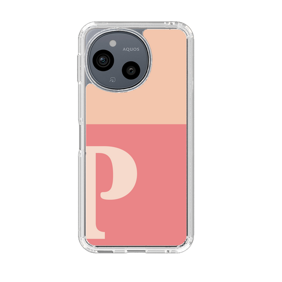 Slim Protection Case［ Original - initial two tone - P pink ］