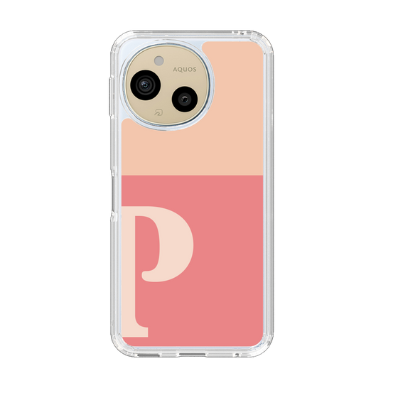 Slim Protection Case［ Original - initial two tone - P pink ］