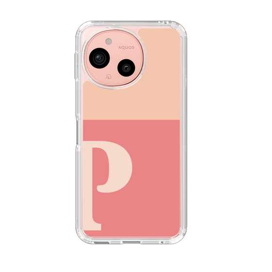 Slim Protection Case［ Original - initial two tone - P pink ］