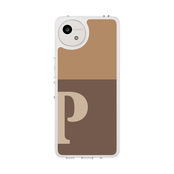 Slim Protection Case［ Original - initial two tone - P brown ］