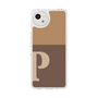 Slim Protection Case［ Original - initial two tone - P brown ］