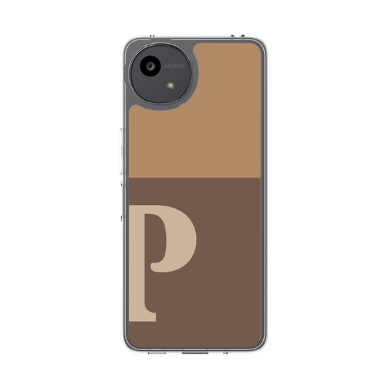 Slim Protection Case［ Original - initial two tone - P brown ］