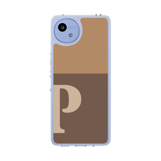 Slim Protection Case［ Original - initial two tone - P brown ］