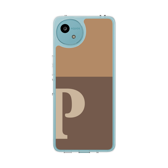 Slim Protection Case［ Original - initial two tone - P brown ］