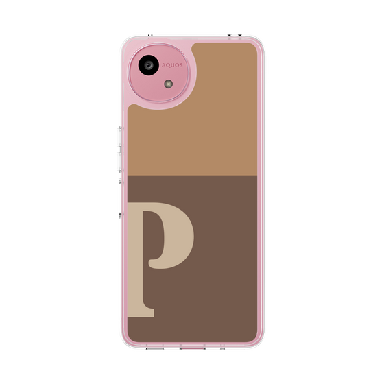 Slim Protection Case［ Original - initial two tone - P brown ］
