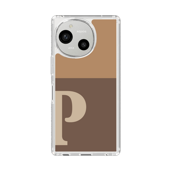 Slim Protection Case［ Original - initial two tone - P brown ］
