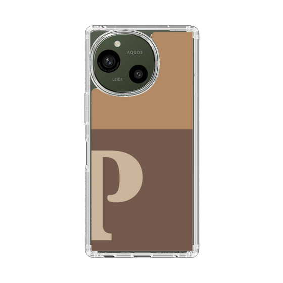Slim Protection Case［ Original - initial two tone - P brown ］