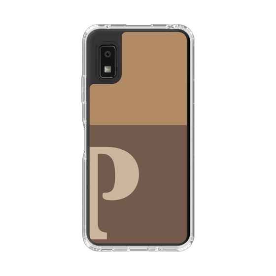 Slim Protection Case［ Original - initial two tone - P brown ］