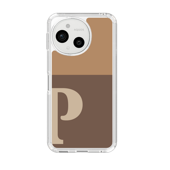 Slim Protection Case［ Original - initial two tone - P brown ］