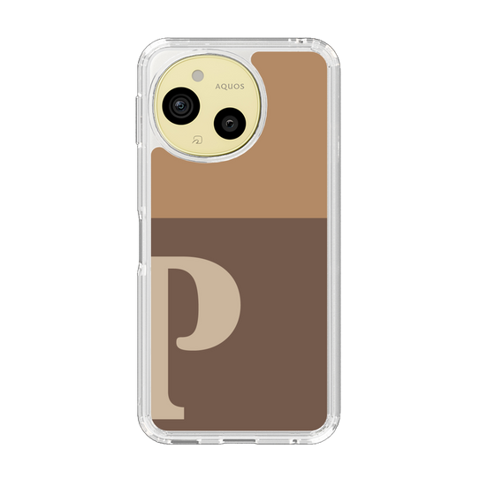 Slim Protection Case［ Original - initial two tone - P brown ］