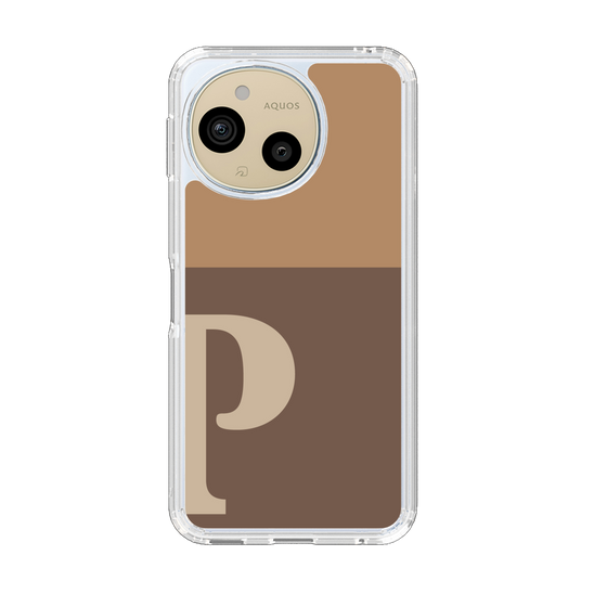 Slim Protection Case［ Original - initial two tone - P brown ］