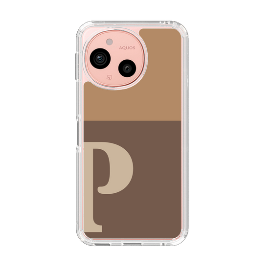 Slim Protection Case［ Original - initial two tone - P brown ］