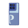 Slim Protection Case［ Original - initial two tone - P blue ］