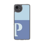Slim Protection Case［ Original - initial two tone - P blue ］