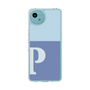 Slim Protection Case［ Original - initial two tone - P blue ］
