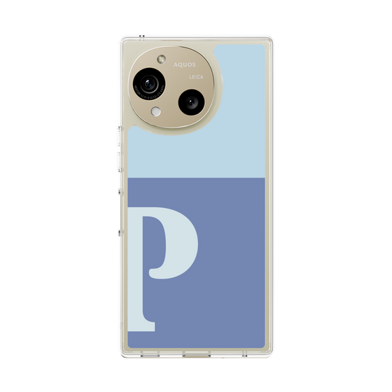 Slim Protection Case［ Original - initial two tone - P blue ］