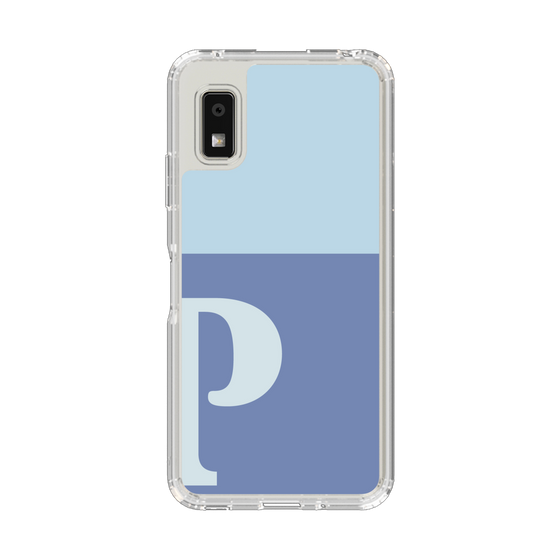 Slim Protection Case［ Original - initial two tone - P blue ］