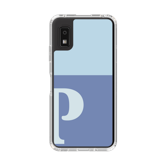 Slim Protection Case［ Original - initial two tone - P blue ］