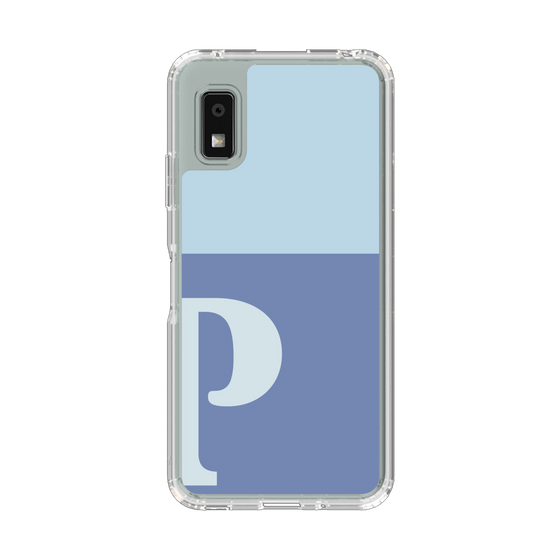 Slim Protection Case［ Original - initial two tone - P blue ］