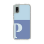 Slim Protection Case［ Original - initial two tone - P blue ］