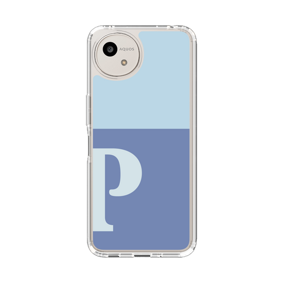 Slim Protection Case［ Original - initial two tone - P blue ］