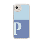 Slim Protection Case［ Original - initial two tone - P blue ］