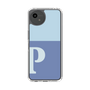 Slim Protection Case［ Original - initial two tone - P blue ］