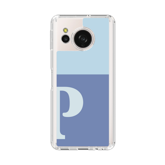 Slim Protection Case［ Original - initial two tone - P blue ］