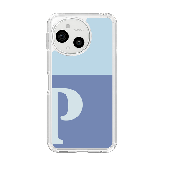 Slim Protection Case［ Original - initial two tone - P blue ］