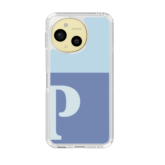 Slim Protection Case［ Original - initial two tone - P blue ］