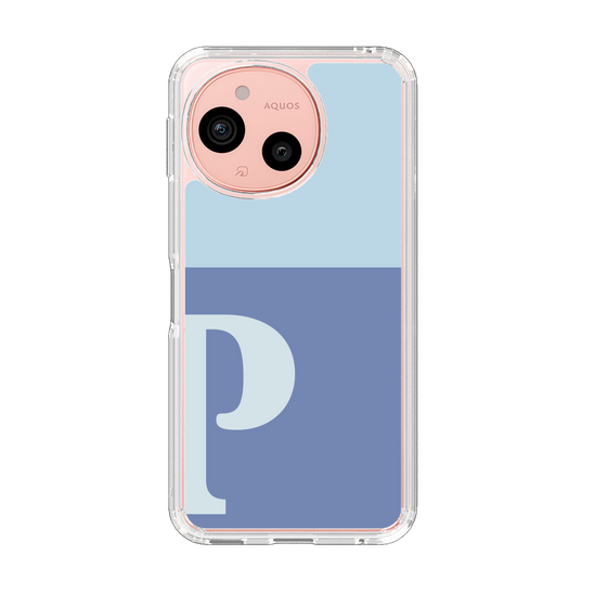 Slim Protection Case［ Original - initial two tone - P blue ］