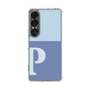 Slim Protection Case［ Original - initial two tone - P blue ］