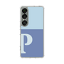 Slim Protection Case［ Original - initial two tone - P blue ］