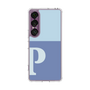 Slim Protection Case［ Original - initial two tone - P blue ］